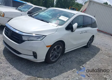 2022 Honda Odyssey Elite from USA, damaged, VIN 5FNRL6H90NB046196
